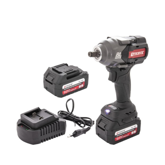 Гайковерт ударный аккумуляторный бесщёточный 1/2"DR, 21В-4А/ч,, 1700 Нм Thorvik/Торвик BBIW121700 фото 4