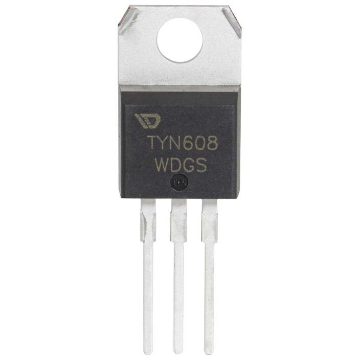 TYN608RG, низковольтный тиристор WEIDA, 600 В, 8 А, корпус TO-220AB фото 1