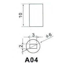 Колпачок для кнопок RUICHI A04, жёлтый фото 2