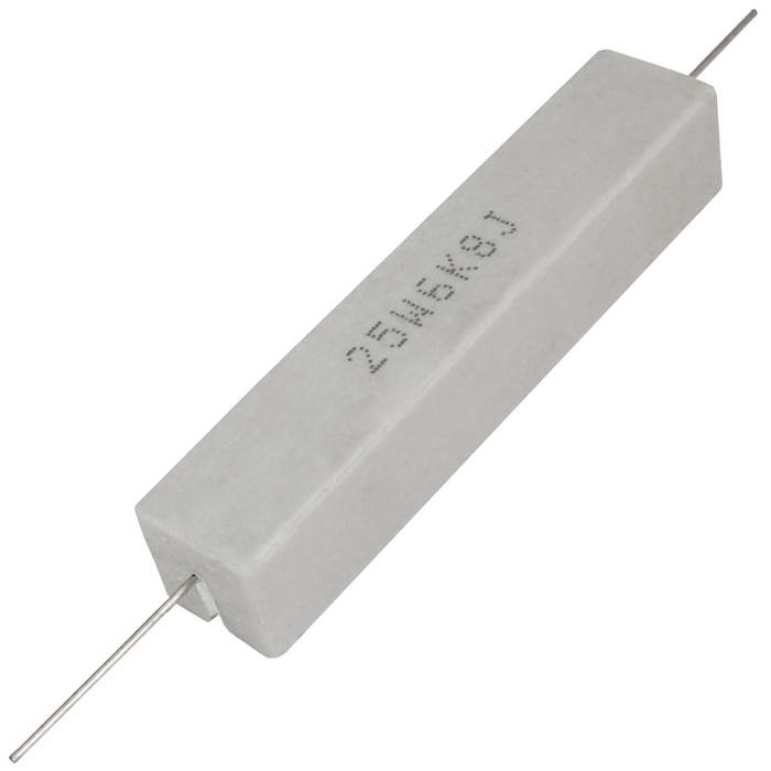 Мощный постоянный резистор RUICHI RX27-1 6.8 кОм 25W 5% / SQP25, керамо-цементный   корпус фото 1