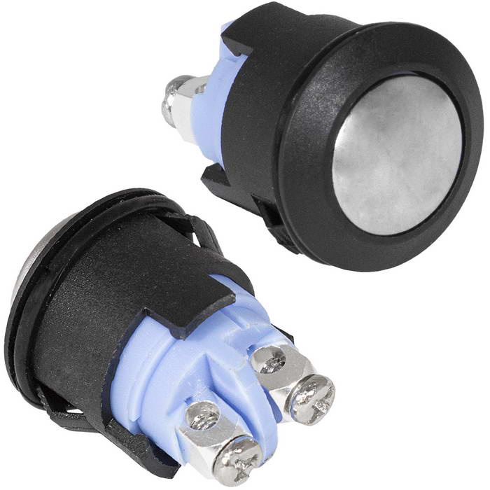 Кнопка антивандальная RUICHI GQ16B-10/PC, OFF-(ON), рабочая температура -25…+55 °C, корпус PBT+PC UV фото 1