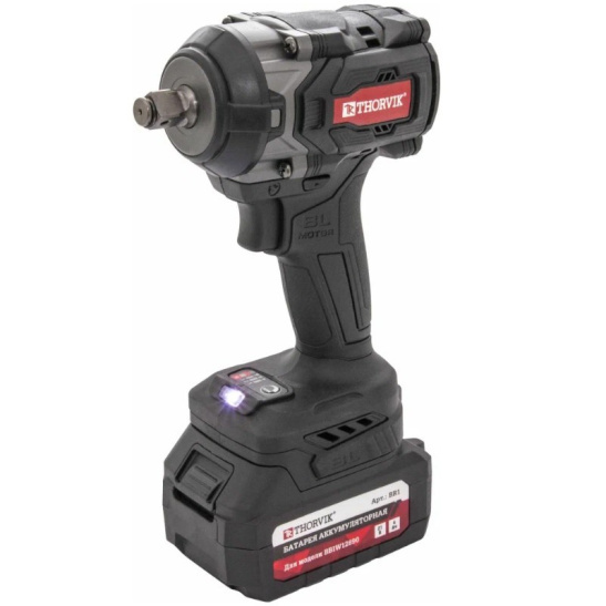 Гайковерт ударный аккумуляторный бесщёточный 1/2"DR, 21В-4А/ч,, 890 Нм Thorvik/Торвик BBIW12890 фото 1