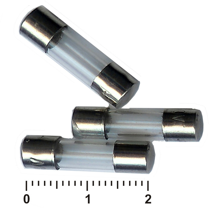 Предохранитель цилиндрический RUICHI S1014, 6.3 А, 250 В, -60…+85 °C, с плавкой вставкой фото 1