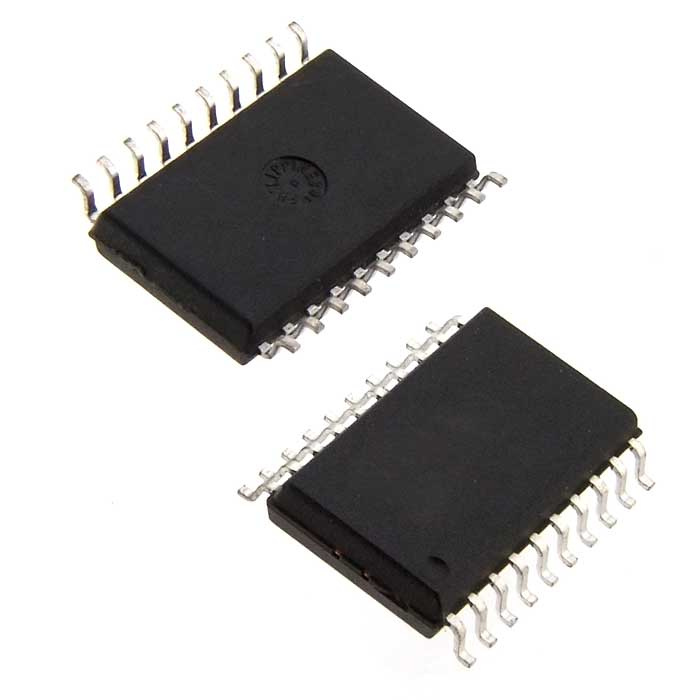 ADM2582EBRWZ-REEL7, интерфейс RS-485 с гальванической развязкой Analog Devices, 3  канала, 16 Мб/с, корпус SOIC-20 фото 1