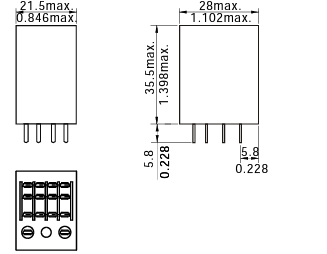Электромагнитные реле JZX-18FF-4C-a-AC220V-1L фото 2