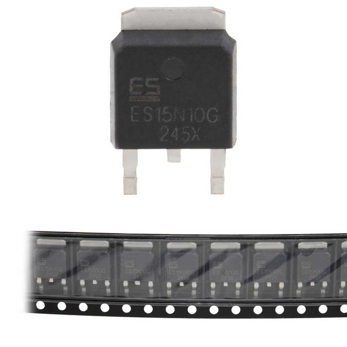 ES15N10G Elecsuper полевой транзистор (MOSFET), N-канал, 100 В, 12 А, 85 мОм, TO-252 (DPAK) фото 1